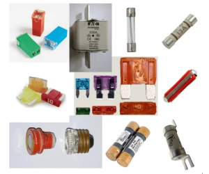 Différents types de fusibles et d'applications