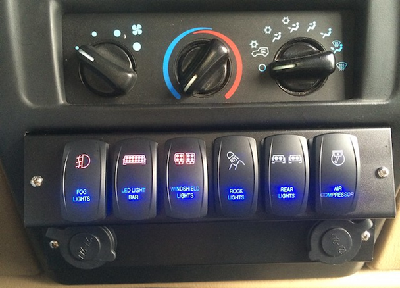 Vehicle Dashboard Control Panel