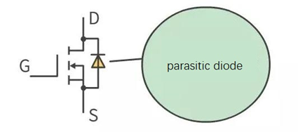parasitic diode symbol