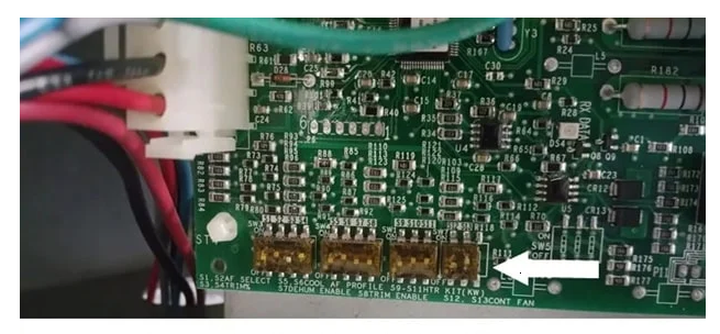 Figure 4. Circuit Showing Dip Switches