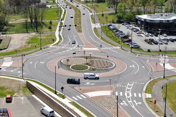 Ground loops in a road system