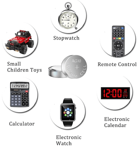 AG10 Battery Uses